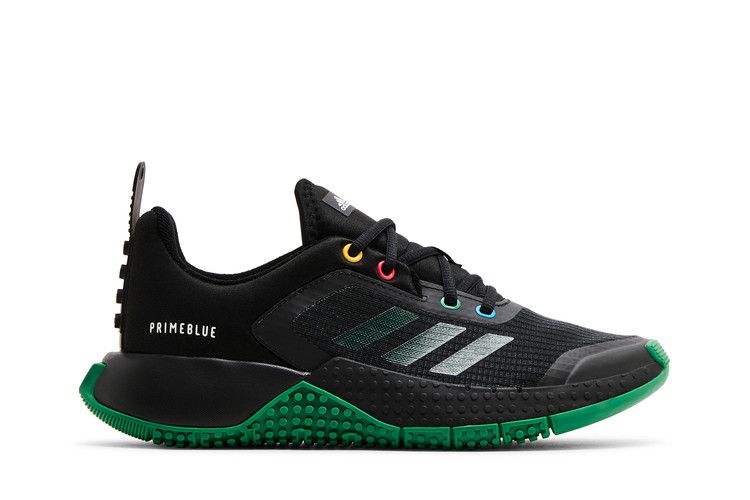 LEGO x adidas Sport J 'Black Green' — Core Black/Green/Eqt Yellow