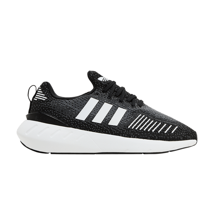 adidas Wmns Swift Run 22 'Black White' — Core Black/Footwear White/Grey Five