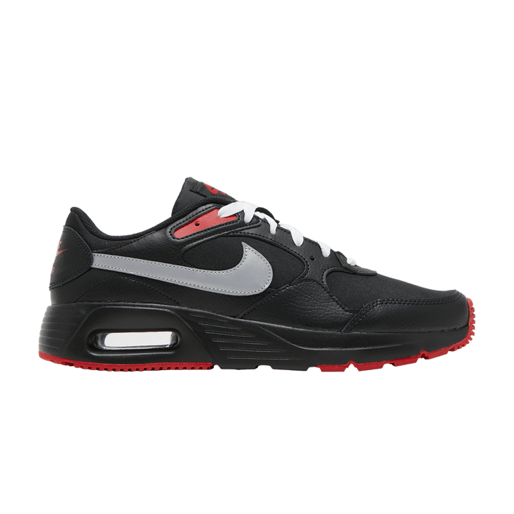 Nike Air Max SC 'Black Sport Red' — Black/Sport Red/White/Metallic Silver