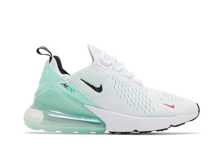 Nike Wmns Air Max 270 'White Mint Foam' — White/Mint Foam/Washed Teal/Metallic Silver (2)