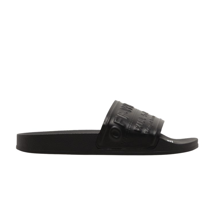 Off-White Wmns Pool Sliders 'Black' — Black