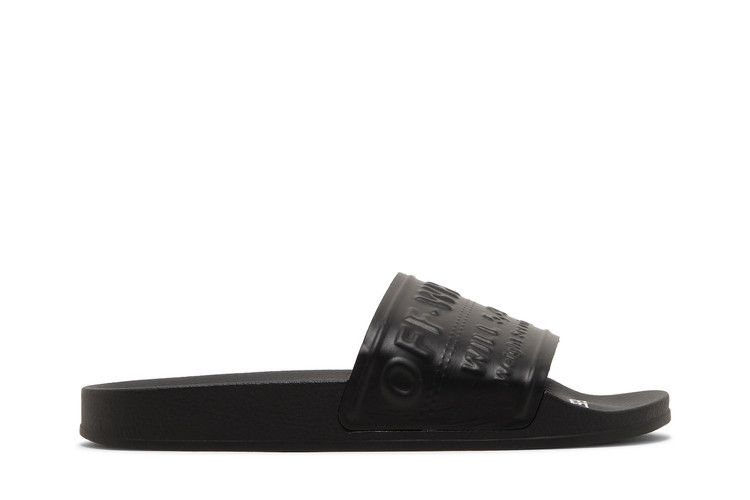 Off-White Wmns Pool Sliders 'Black' — Black