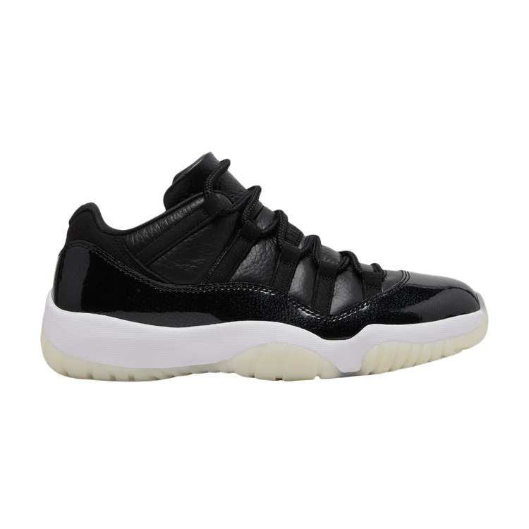 Air Jordan 11 Retro Low '72-10' — Black/Gym Red/White/Sail