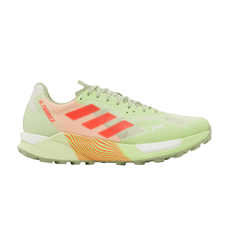 Adidas Terrex Agravic Ultra Trail 'Almost Lime Turbo' — Almost Lime/Turbo/Cloud White