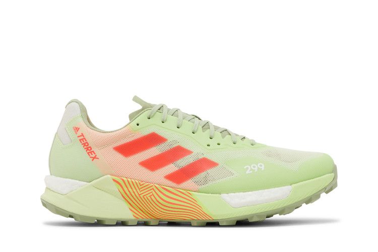 Adidas Terrex Agravic Ultra Trail 'Almost Lime Turbo' — Almost Lime/Turbo/Cloud White