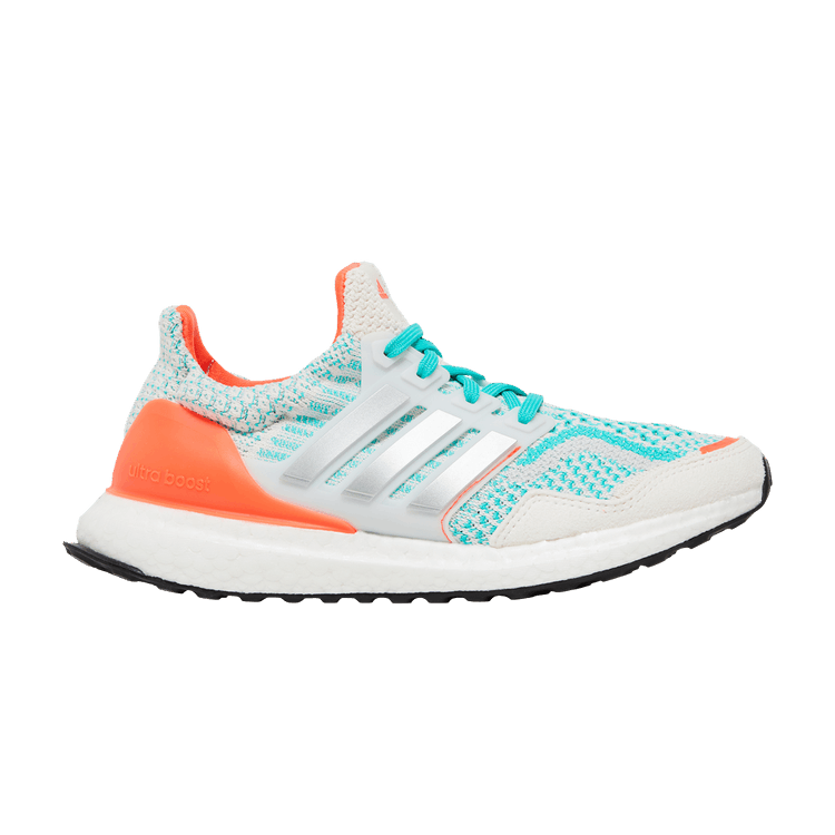 Adidas UltraBoost 5.0 DNA J 'White Mint Rush' — Chalk White/Silver Metallic/Mint Rush
