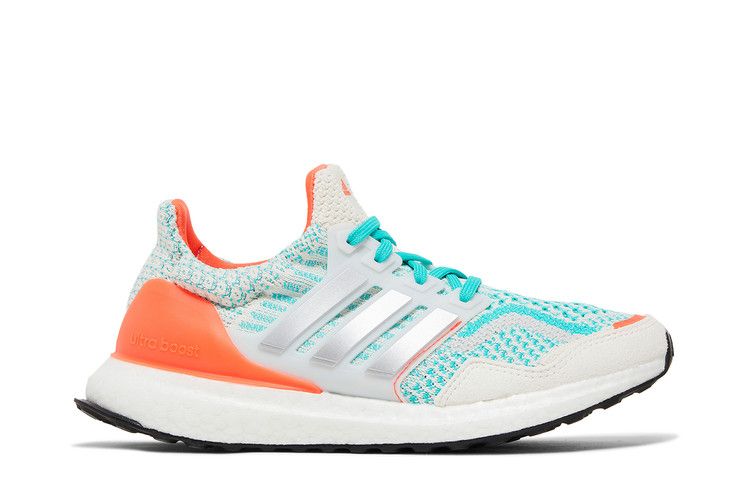 Adidas UltraBoost 5.0 DNA J 'White Mint Rush' — Chalk White/Silver Metallic/Mint Rush