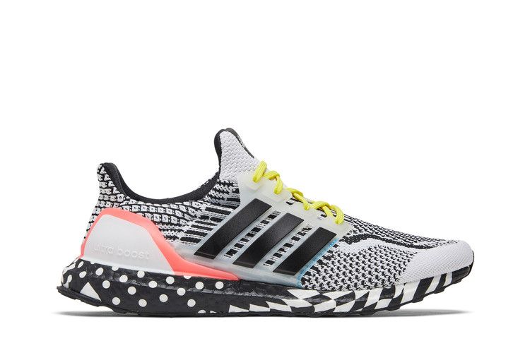 adidas UltraBoost 5.0 DNA 'Multi Pattern - White Black' — Cloud White/Core Black/Turbo