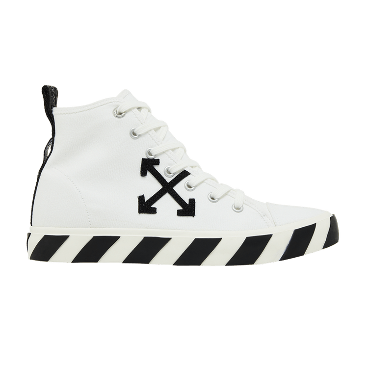 Off-White Vulc Sneaker Mid 'White Black' — White/Black