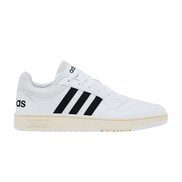 adidas Hoops 3.0 Low 'White Black' — Cloud White/Core Black/Chalk White