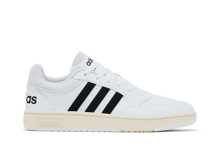 adidas Hoops 3.0 Low 'White Black' — Cloud White/Core Black/Chalk White
