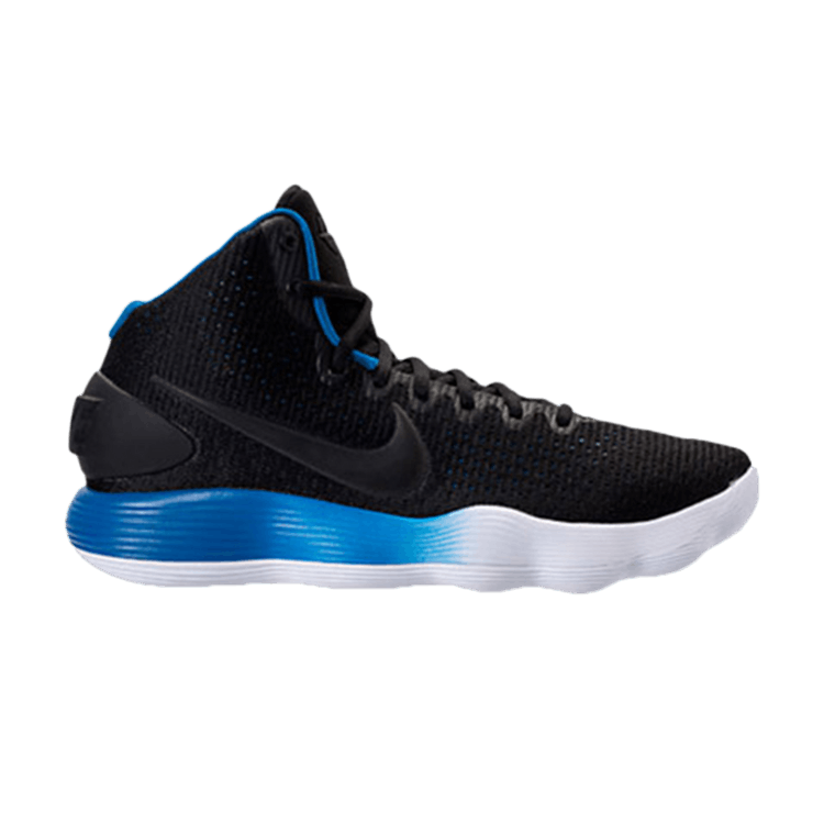 Nike Hyperdunk 2017 'Black Blue Jay' — Black/Metallic Silver/Blue Jay