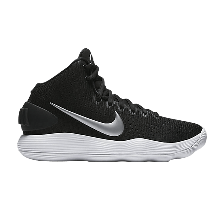 Nike Wmns Hyperdunk 2017 — Black/White-Metallic Silver