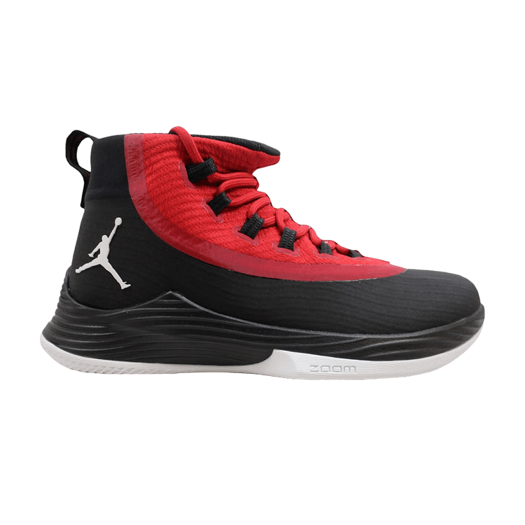 Air Jordan Ultra.Fly 2 — Black/White-Gym Red