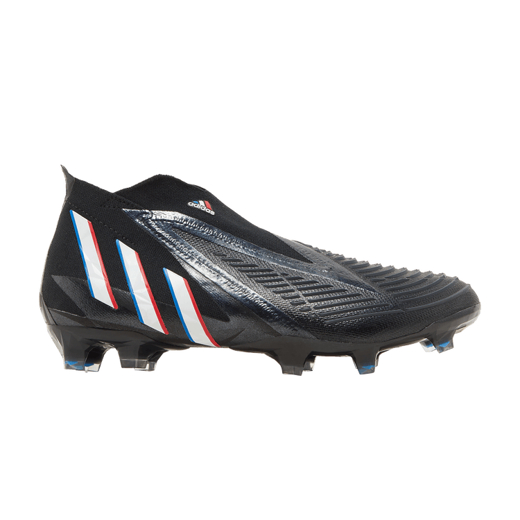 adidas Predator Edge+ FG 'Edge of Darkness' — Core Black/Cloud White/Vivid Red