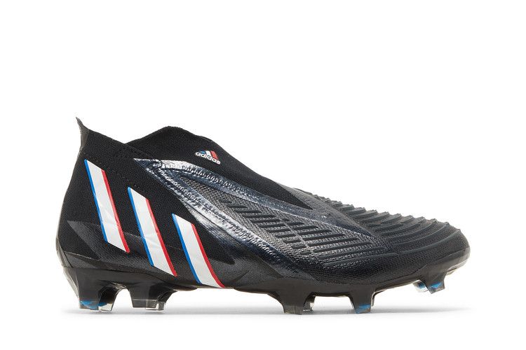 adidas Predator Edge+ FG 'Edge of Darkness' — Core Black/Cloud White/Vivid Red