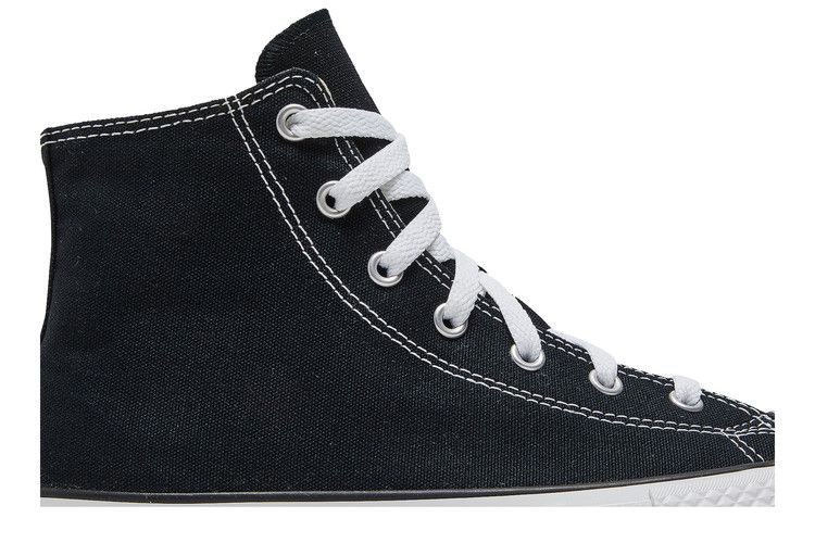 Converse Chuck Taylor All Star Lift Platform Canvas High GS 'Black' — Black/White/Black