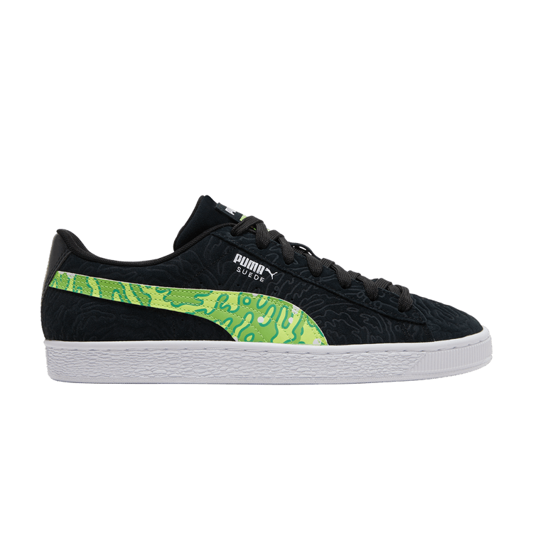 Rick and Morty x Puma Suede 'Interdimensional Portal' — Black/Jasmine Green