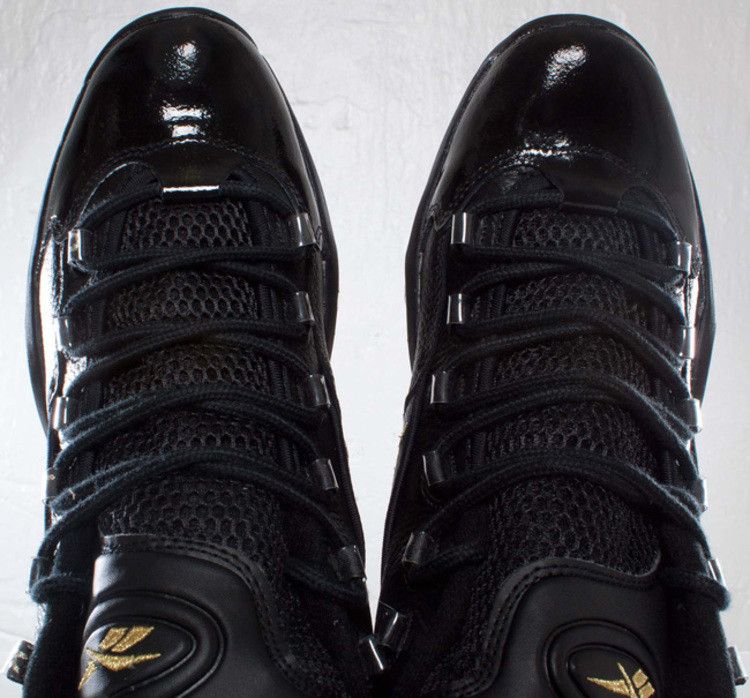 Reebok Question Mid 'New Years Eve' — Black/Gold