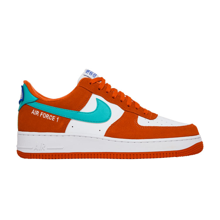 Nike Air Force 1 '07 LV8 'Athletic Club - Rush Orange Washed Teal' — Rush Orange/Washed Teal/White
