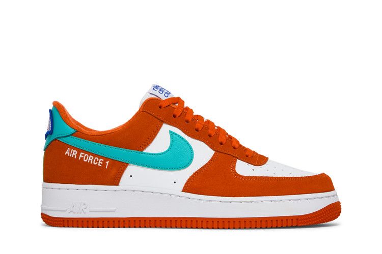 Nike Air Force 1 '07 LV8 'Athletic Club - Rush Orange Washed Teal' — Rush Orange/Washed Teal/White (2)