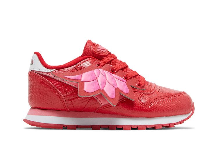 PJ Masks x Reebok Classic Leather Toddler 'Owlette' — Vector Red/Super Pink/Footwear White
