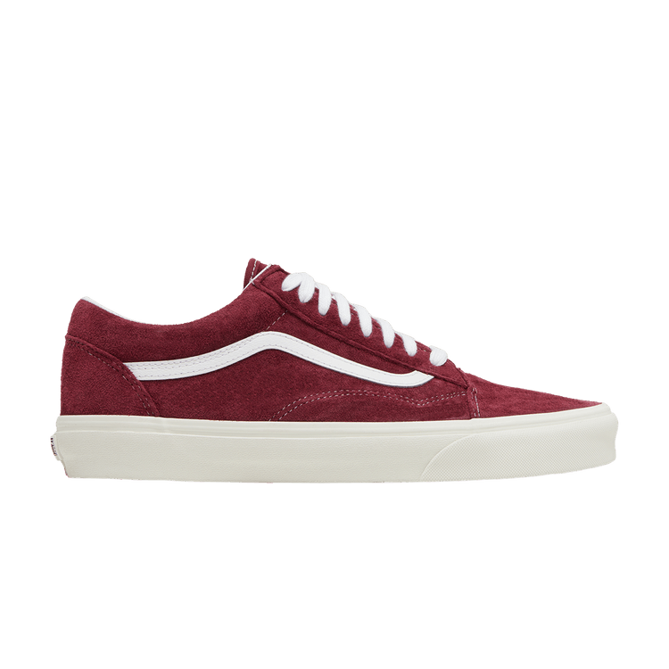 Vans Old Skool 'Pig Suede - Pomegranate' — Pomegranate/Snow White