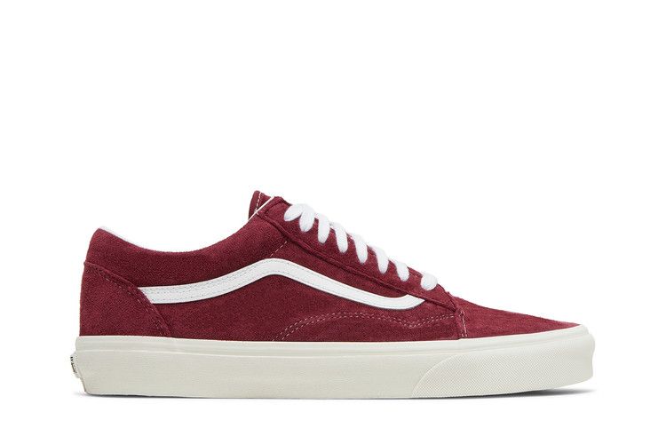 Vans Old Skool 'Pig Suede - Pomegranate' — Pomegranate/Snow White