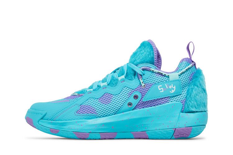 Monsters Inc. x adidas Dame 7 EXTPLY 'Sulley' — Pulse Aqua/Pulse Aqua/Sonic Fuchsia