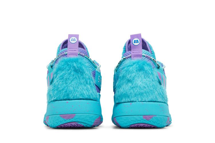 Monsters Inc. x adidas Dame 7 EXTPLY 'Sulley' — Pulse Aqua/Pulse Aqua/Sonic Fuchsia