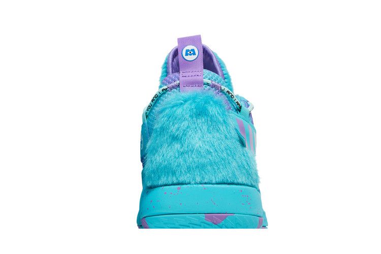 Monsters Inc. x adidas Dame 7 EXTPLY 'Sulley' — Pulse Aqua/Pulse Aqua/Sonic Fuchsia