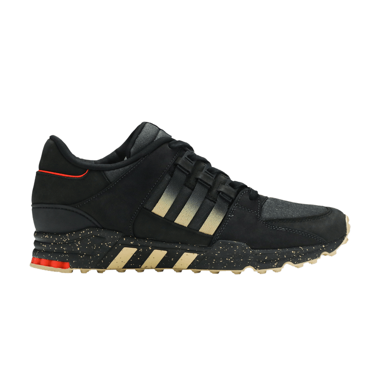High &amp; Lows x adidas EQT Support 93 'Interceptor' — Core Black/Matte Gold