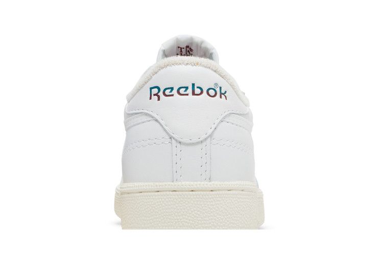 Reebok Club C 85 Vintage 'Split Logo - Teal Burgundy' — Footwear White/Seaport Teal/Classic Burgundy