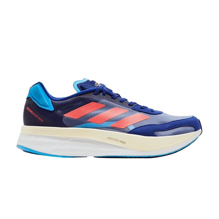 adidas Adizero Boston 10 M 'Indigo Blue Turbo' — Legacy Indigo/Turbo/Sky Rush