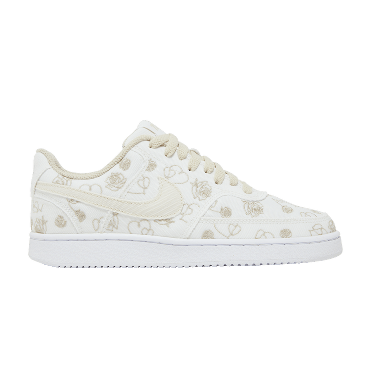 Nike Wmns Court Vision Low 'Valentine's Day' — Summit White/White/Rattan/Natural