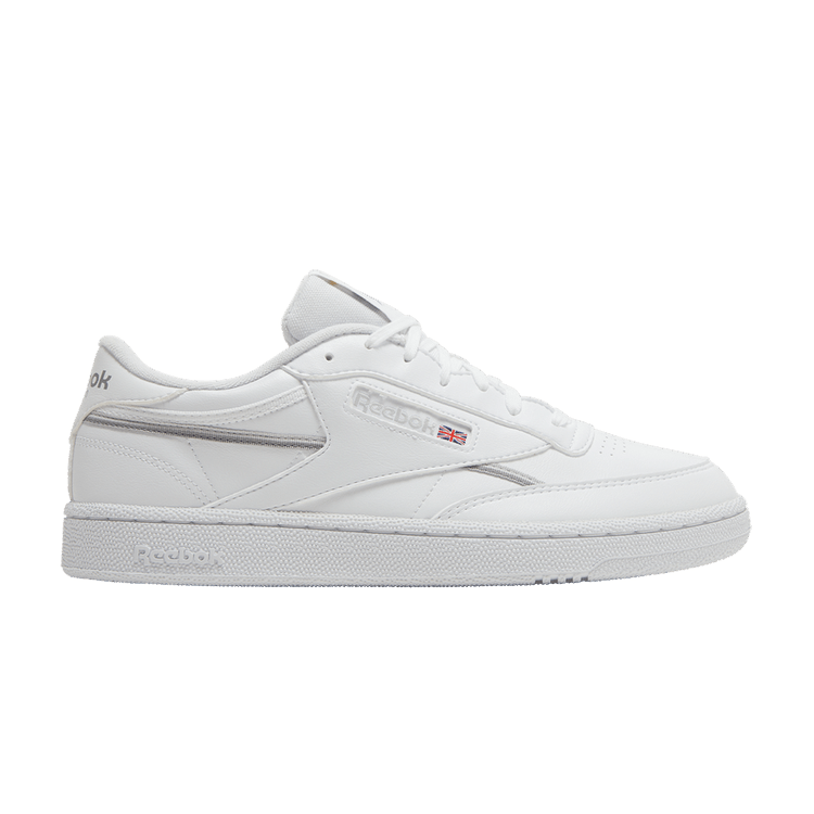 Reebok Club C 85 Vegan 'White Grey' — Footwear White/Pure Grey 2/Pure Grey 4