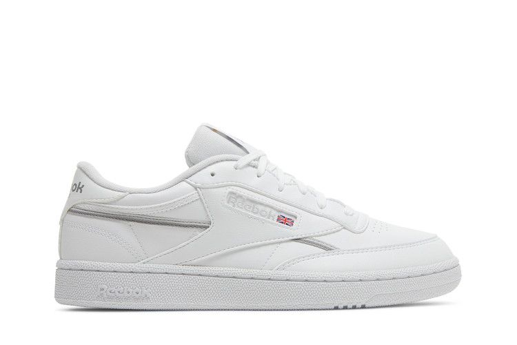 Reebok Club C 85 Vegan 'White Grey' — Footwear White/Pure Grey 2/Pure Grey 4