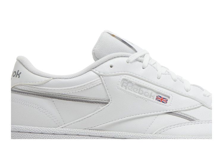 Reebok Club C 85 Vegan 'White Grey' — Footwear White/Pure Grey 2/Pure Grey 4
