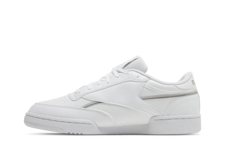 Reebok Club C 85 Vegan 'White Grey' — Footwear White/Pure Grey 2/Pure Grey 4