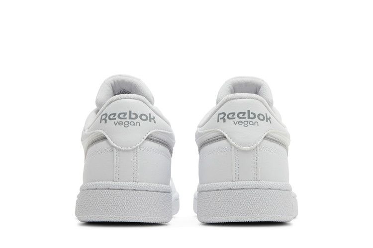 Reebok Club C 85 Vegan 'White Grey' — Footwear White/Pure Grey 2/Pure Grey 4