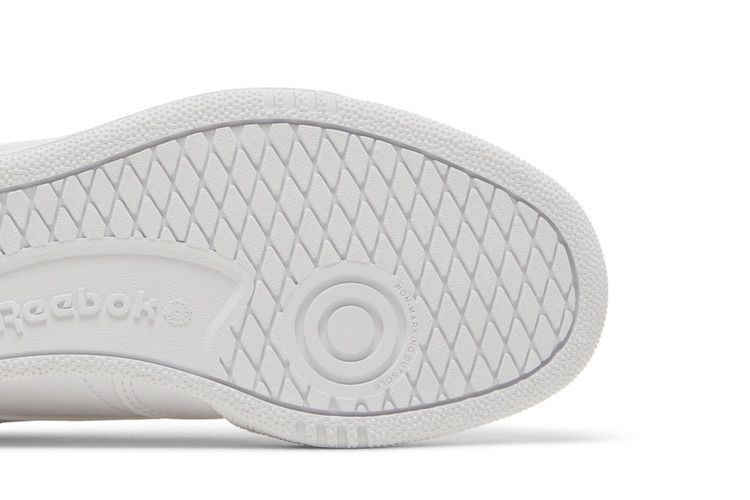 Reebok Club C 85 Vegan 'White Collegiate Gold' — Footwear White/Collegiate Gold/Baked Earth