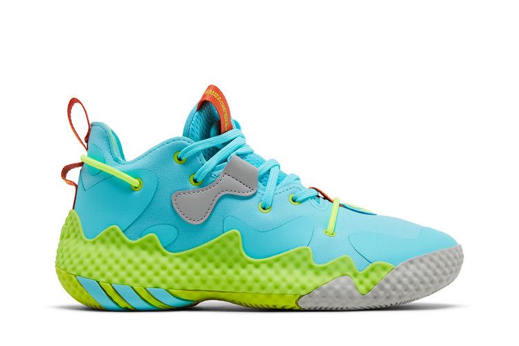 Adidas Harden Vol. 6 J 'Pulse Aqua Solar Yellow' — Pulse Aqua/Team Semi Solar Orange/Solar Yellow