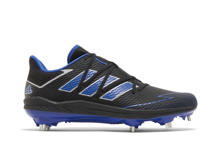 Adidas Adizero Afterburner 7 'Black Royal Blue' — Core Black/Royal Blue/Silver Metallic