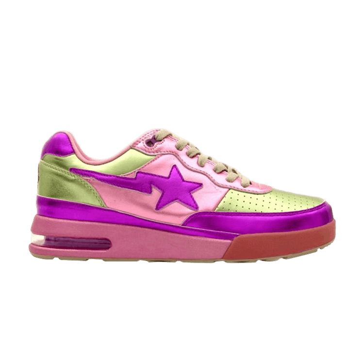 Pharrell x BAPE Roadsta FS-034 Low 'Purple Green' — Purple/Green
