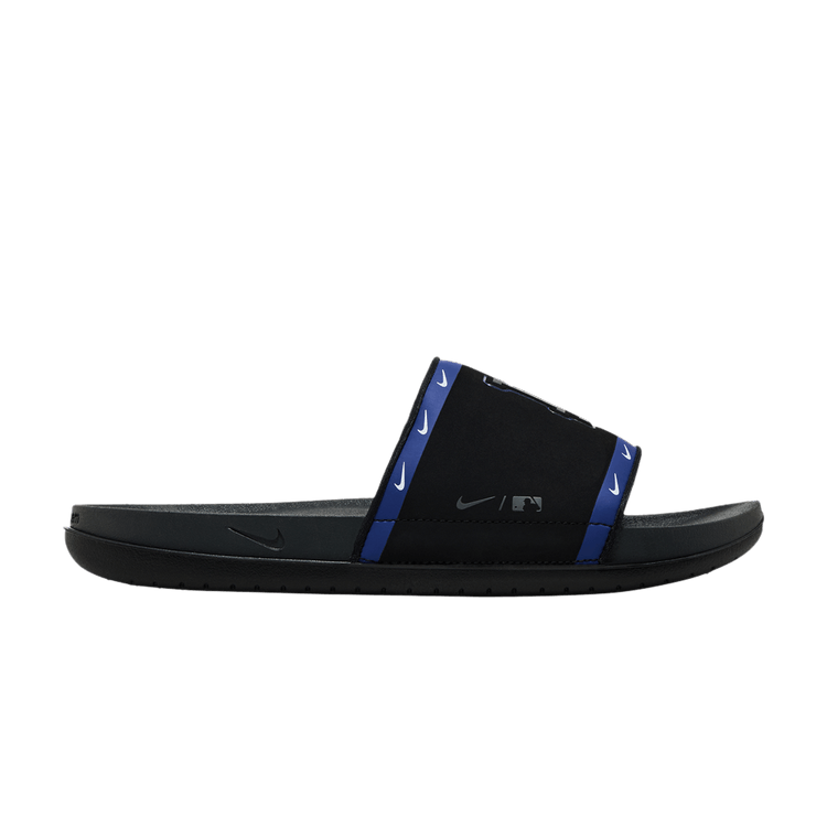 MLB x Nike OffCourt Slide 'Los Angeles Dodgers' — Black/Deep Royal Blue/White/Anthracite