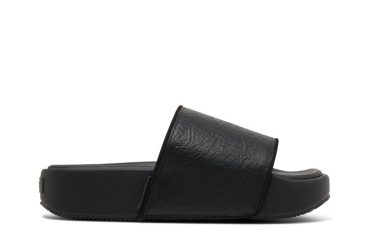 adidas Y-3 Slide 'Black' — Black/Black/Core White