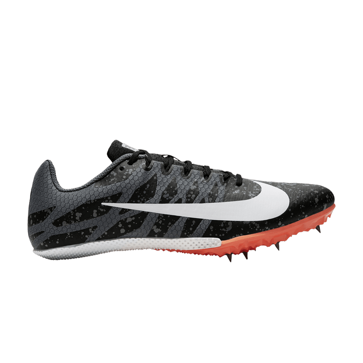 Nike Zoom Rival S 9 'Black Iron Grey Hyper Crimson' — Black/Iron Grey/Hyper Crimson/White