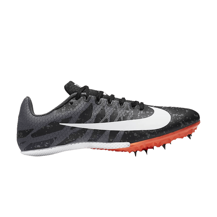 Nike Wmns Zoom Rival S 9 'Paint Splatter - Black Iron Grey' — Black/Iron Grey/Hyper Crimson/White