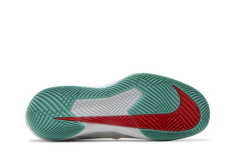 Nike Court Air Zoom Vapor Pro 'White Washed Teal' — White/Habanero Red/Pomegranate/Washed Teal