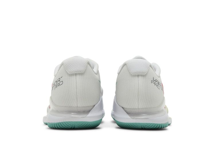 Nike Court Air Zoom Vapor Pro 'White Washed Teal' — White/Habanero Red/Pomegranate/Washed Teal